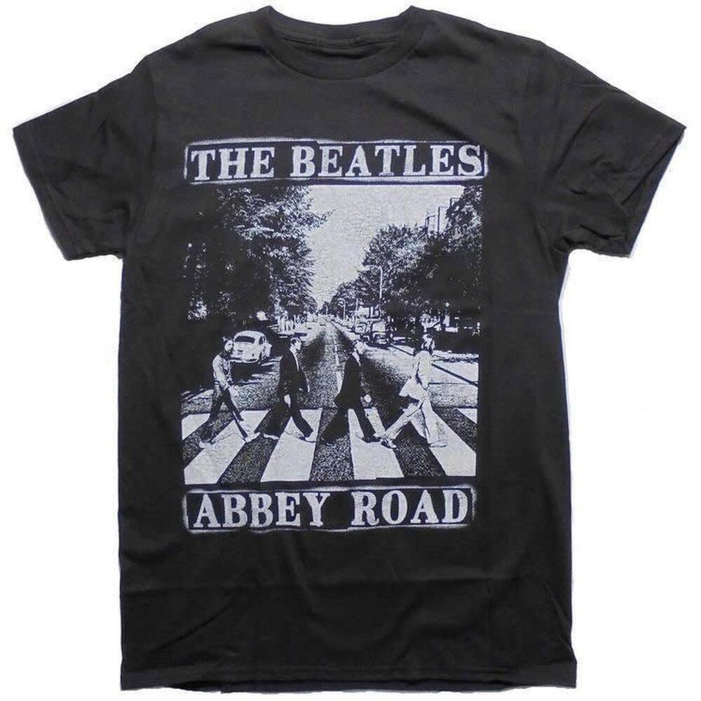 Black The Beatles Abbey Road Band Tee